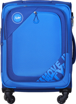 Skybags Zumba Spinner Soft Trolley 81 cm (Blue) Expandable Check-in Luggage - inch(Blue
Skybags Zumba Spinner Soft Trolley 81 cm (Blue) Expandable Check-in Luggage - inch(Blue