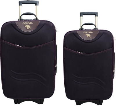 GOYMA Stylish Hard Shell Expandable (20,) Inches Purple Color Trolley Bag Pack Of 2 Check-in Luggage - inch(Purple
GOYMA Stylish Hard Shell Expandable (20,) Inches Purple Color Trolley Bag Pack Of 2 Check-in Luggage - inch(Purple