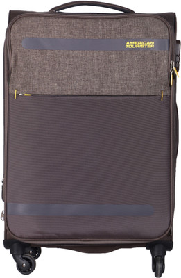 American Tourister Bahamas Spinner Soft Trolley 79 cm Brown Expandable Check-in Luggage - inch(Brown
American Tourister Bahamas Spinner Soft Trolley 79 cm Brown Expandable Check-in Luggage - inch(Brown
