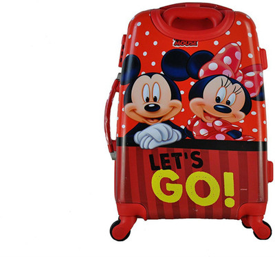 Gamme Disney Mickey & Minnie Red Kids Travel Trolley Suitcase Bag Cabin Luggage - inch(Multicolor
Gamme Disney Mickey & Minnie Red Kids Travel Trolley Suitcase Bag Cabin Luggage - inch(Multicolor