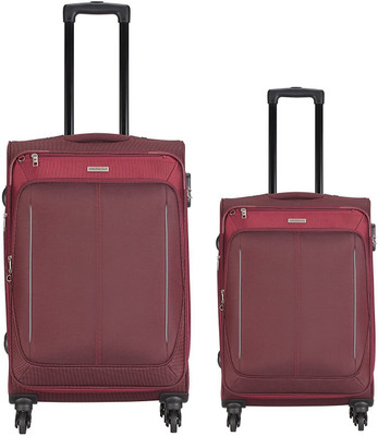 Aristocrat karizma set of 2 bags 69 cms & 56 cms Expandable Check-in Luggage - inch(Red
Aristocrat karizma set of 2 bags 69 cms & 56 cms Expandable Check-in Luggage - inch(Red