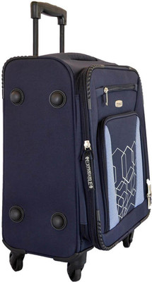 Timus MOROCCO SPINNER 55 CM 4 WHEEL STROLLEY SUITCASE Expandable Cabin Luggage - inch(Blue
Timus MOROCCO SPINNER 55 CM 4 WHEEL STROLLEY SUITCASE Expandable Cabin Luggage - inch(Blue