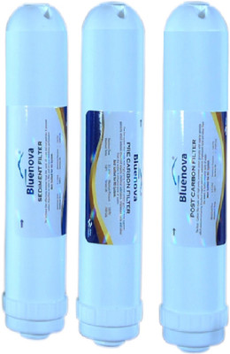 Bluenova Ro service kit with Inline set (Sediment + Pre-Carbon + Post Carbon) Solid Filter Cartridge(5, Pack of 3)
Bluenova Ro service kit with Inline set (Sediment + Pre-Carbon + Post Carbon) Solid Filter Cartridge(5, Pack of 3)