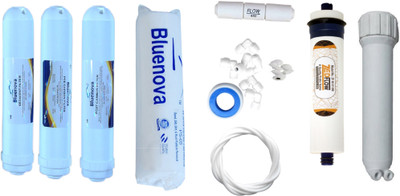 Bluenova RO Service kit including Inline set, membrane (Zedflow 100 GPD ), Housing (MH), Spun and accessories Solid Filter Cartridge(1.0E-4, Pack of 1)
Bluenova RO Service kit including Inline set, membrane (Zedflow 100 GPD ), Housing (MH), Spun and accessories Solid Filter Cartridge(1.0E-4, Pack of 1)