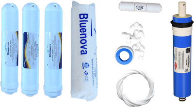 Bluenova RO Service kit including Inline set, membrane (Filmtech Dow 75 GPD), Spun and accessories Solid Filter Cartridge(1.0E-4, Pack of 1)
Bluenova RO Service kit including Inline set, membrane (Filmtech Dow 75 GPD), Spun and accessories Solid Filter Cartridge(1.0E-4, Pack of 1)