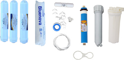 Bluenova RO Service kit including Inline set, membrane (Hi-Lo 80 GPD), Spun, Bowl and accessories Solid Filter Cartridge(1.0E-4, Pack of 1)
Bluenova RO Service kit including Inline set, membrane (Hi-Lo 80 GPD), Spun, Bowl and accessories Solid Filter Cartridge(1.0E-4, Pack of 1)
