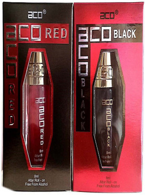 aco PERFUMES aco ACO RED, ACO BLACK, 8ML SPECIAL attar roll on pack of 2 Floral Attar(Leather)
aco PERFUMES aco ACO RED, ACO BLACK, 8ML SPECIAL attar roll on pack of 2 Floral Attar(Leather)