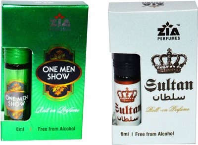 Zia One Man Show and Sultan Malaysian Edition Floral Attar(Davana)