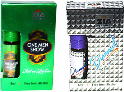 Zia One Man Show and Diamond Malaysian Edition Floral Attar(Davana)