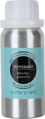 Earth N Pure Peppermint Oil 100% Pure And Natural Essential Oil - 100 ml (3.4 fl. oz.)(100 ml)
