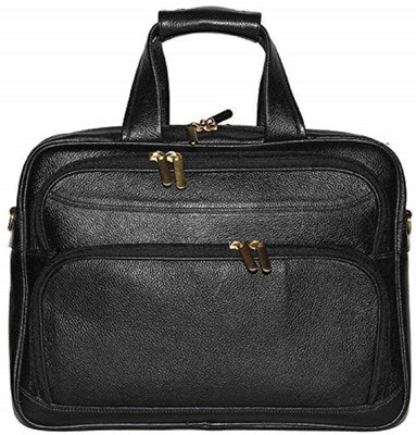 Zordan Leather Laptop Briefcase Bag With Expandable Features & Laptop Compartment Medium Briefcase - For Men(Black)
Zordan Leather Laptop Briefcase Bag With Expandable Features & Laptop Compartment Medium Briefcase - For Men(Black)