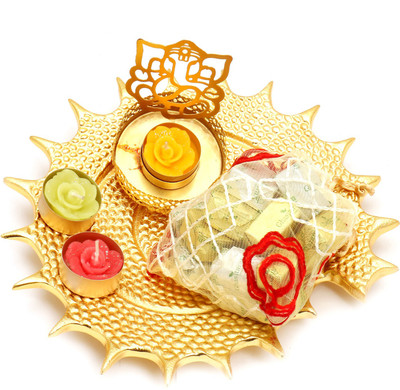 Ghasitaram Gifts Sugarfree Chocolates- Golden Shell Platter with Ganesha T-Lite and Sugarfree Chocolates Pouch Brittles(Pack of 3, 150 g)
Ghasitaram Gifts Sugarfree Chocolates- Golden Shell Platter with Ganesha T-Lite and Sugarfree Chocolates Pouch Brittles(Pack of 3, 150 g)