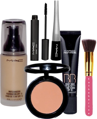 Catherine Makeup Brush&Mac Match Master Fond De Teint Foundation&Eyeliner,Zoom Lash Mascara&Blusher&Prep+Prime BB Creme(Set of 6)
Catherine Makeup Brush&Mac Match Master Fond De Teint Foundation&Eyeliner,Zoom Lash Mascara&Blusher&Prep+Prime BB Creme(Set of 6)