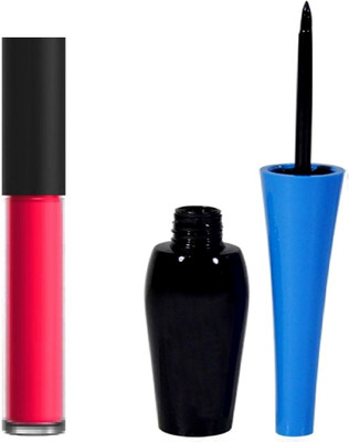 Vedy New Matte lipstick with Eyeliner for Girls(Set of 2)
