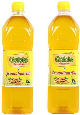 GOFOTS Oil Groundnut Oil Plastic Bottle(2 x 0.5 L)