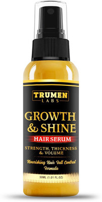 TruMen Growth & Shine Hair Growth & Anti-Hair loss Serum, Clinically Proven To Control Hair Loss - Thickening & Growth With Argan Oil, Caffeine, Keratin, Saw Palmetto and Natural Extracts.(50 ml)
TruMen Growth & Shine Hair Growth & Anti-Hair loss Serum, Clinically Proven To Control Hair Loss - Thickening & Growth With Argan Oil, Caffeine, Keratin, Saw Palmetto and Natural Extracts.(50 ml)