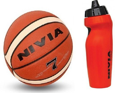Nivia Combo of Two, One 'Engraver' Basketball Size -7 and one 'Radar' Sipper (Color On Availability) - Basketball Kit
Nivia Combo of Two, One 'Engraver' Basketball Size -7 and one 'Radar' Sipper (Color On Availability) - Basketball Kit