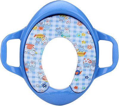 baby corn Cushioned seat with Handle Potty Seat (Blue) Potty Seat(Blue)