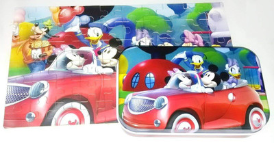 Happy GiftMart Fun Mickey Mouse 60 Pieces Wooden Jigsaw Puzzle Multicolor Cartoon Puzzle for Kids 22.5 cm x 13.8 cm(60 Pieces)
Happy GiftMart Fun Mickey Mouse 60 Pieces Wooden Jigsaw Puzzle Multicolor Cartoon Puzzle for Kids 22.5 cm x 13.8 cm(60 Pieces)