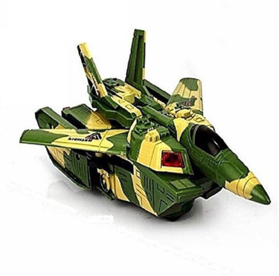 Furious3D Automatic Deformation 2 in 1 Aircraft & Tank Children's Toys With Light, Music, B/O & Omni-directional Casters Puzzle Car Transformer Tank Convertible Tank & Aeroplane Jet Fighter Airplane Toy (Battery Operated) with Lights, Shooting Music & Bum
Furious3D Automatic Deformation 2 in 1 Aircraft & Tank Children's Toys With Light, Music, B/O & Omni-directional Casters Puzzle Car Transformer Tank Convertible Tank & Aeroplane Jet Fighter Airplane Toy (Battery Operated) with Lights, Shooting Music & Bum