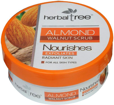HERBAL TREE ALMOND WALNUT SCRUB NOURISHES EXFOLIATES RADIANT SKIN - 180 Scrub(180 g)
HERBAL TREE ALMOND WALNUT SCRUB NOURISHES EXFOLIATES RADIANT SKIN - 180 Scrub(180 g)