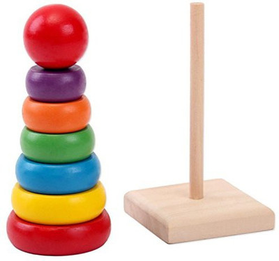 SN toy zone High Quality Wooden Small Sized Rainbow Stacking Toy for Kids Approx Lenth: 6Inches(Multicolor)
SN toy zone High Quality Wooden Small Sized Rainbow Stacking Toy for Kids Approx Lenth: 6Inches(Multicolor)