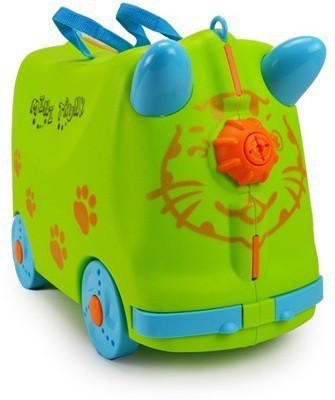 Toys Bhoomi Mini Trunk Ride On Travel Luggage Cabin Luggage - inch(Green