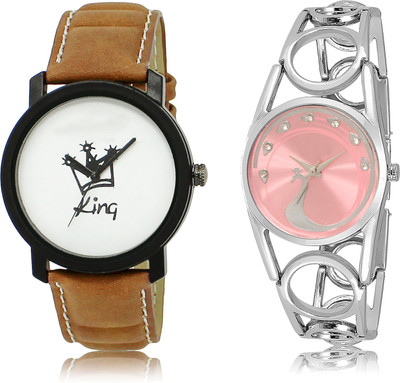 Loretta Fresh Fashion King LR_18_233 White Dial & Silver Peacock In Round Dial Couple Combo Watch - For Men & Women
Loretta Fresh Fashion King LR_18_233 White Dial & Silver Peacock In Round Dial Couple Combo Watch - For Men & Women