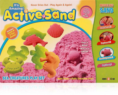 Shy Products Active Sand Sea Creatures Play Set Modelling Clay Art and Craft Creativity Non-Toxic Creative Sand Buy online gift Item Kids Playing Game
Shy Products Active Sand Sea Creatures Play Set Modelling Clay Art and Craft Creativity Non-Toxic Creative Sand Buy online gift Item Kids Playing Game