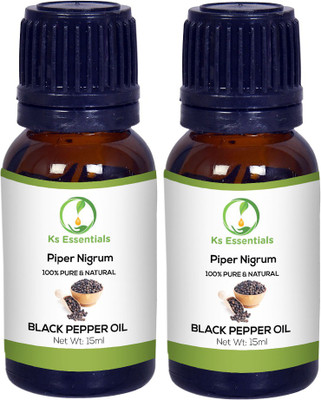 Ks Essentials 100% Pure Black Pepper Essential Oil Natural & Undiluted For Skin care & Hair(15ml)Each(15 ml)
Ks Essentials 100% Pure Black Pepper Essential Oil Natural & Undiluted For Skin care & Hair(15ml)Each(15 ml)