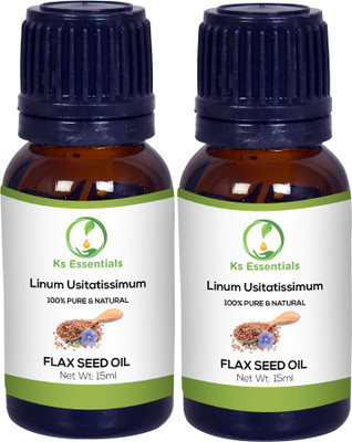Ks Essentials 100% Pure Flax Seed Carrier Oil (Linum Usitatissimum)(15ml)Each(15 ml)
Ks Essentials 100% Pure Flax Seed Carrier Oil (Linum Usitatissimum)(15ml)Each(15 ml)