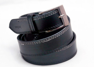 inches pure leather Boys Casual, Party, Formal Black Genuine Leather Belt
