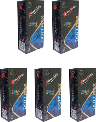 KamaSutra 2064 Dott Max Condom(Set of 5, 50S)