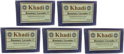 Khadi Shivalik Rosemery Lavender Soap (Pack of 5)(625 g, Pack of 5)