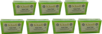 Khadi Shivalik Neem & Tulsi Soap (Pack of 7)(875 g, Pack of 7)
