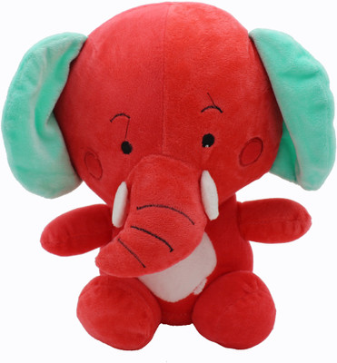 Disney Elephant Soft Stuffed Toy - 27 cm(Red)
