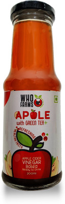 WhoFarms Apple Cider Vinegar Drink - Apple with Green Tea (200 ml - pack of 6) Vinegar(200 ml, Pack of 6)
WhoFarms Apple Cider Vinegar Drink - Apple with Green Tea (200 ml - pack of 6) Vinegar(200 ml, Pack of 6)