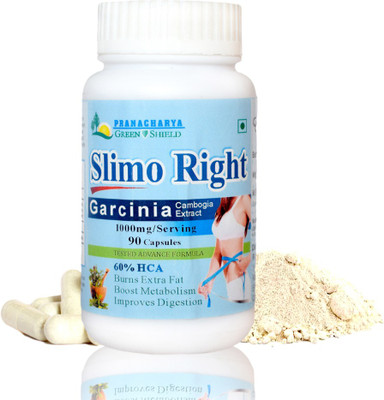 Pranacharya Slimo Right Garcinia Cambogia (60% HCA) 1000mg 90 Veg Fat Burner capsules(90 No)
Pranacharya Slimo Right Garcinia Cambogia (60% HCA) 1000mg 90 Veg Fat Burner capsules(90 No)