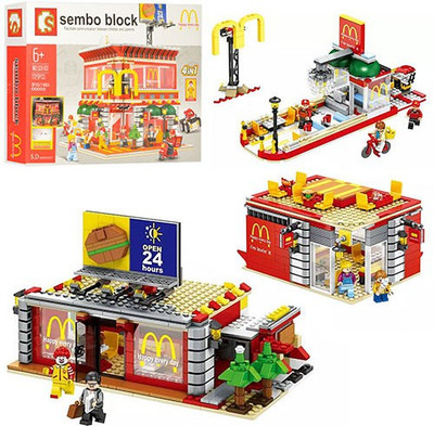 Akrobo SD6901 1729Pcs McDonald's Restaurant Model Building Kits Toy Blocks Bricks Compatible Children Toys Gift with LED Lights(Multicolor)
Akrobo SD6901 1729Pcs McDonald's Restaurant Model Building Kits Toy Blocks Bricks Compatible Children Toys Gift with LED Lights(Multicolor)