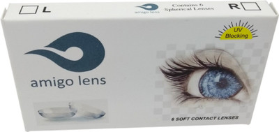 celebration Amigo UV Blocking Clear Lens 6 Lens Box Monthly Disposable Monthly(-0.50, Colored Contact Lenses, Pack of 6)
celebration Amigo UV Blocking Clear Lens 6 Lens Box Monthly Disposable Monthly(-0.50, Colored Contact Lenses, Pack of 6)