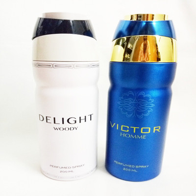ARQUS VICTOR AND DELIGHT WOODY Perfume Body Spray - For Men & Women(400 ml, Pack of 2)
ARQUS VICTOR AND DELIGHT WOODY Perfume Body Spray - For Men & Women(400 ml, Pack of 2)