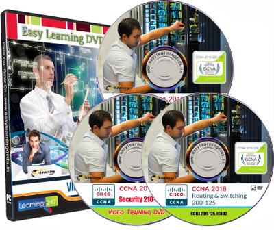 Easylearning CCNA 2018 200 125 Routing and Switching CCNA 2018 Security 210-260 Video Training Course on 3 DVDs(DVD)
Easylearning CCNA 2018 200 125 Routing and Switching CCNA 2018 Security 210-260 Video Training Course on 3 DVDs(DVD)