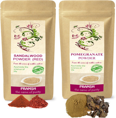 PRAMSH Premium Quality Red Sandalwood 400gm & Pomegranate Peel 300gm Powder Combo(700 g)
PRAMSH Premium Quality Red Sandalwood 400gm & Pomegranate Peel 300gm Powder Combo(700 g)