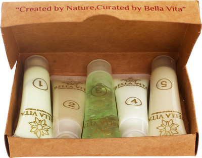 BellaVita Organic Home Use - Cucumber Hydrating Facial Kit (Chemical Free - Single Use) (Unisex) 50 g(Set of 5)
BellaVita Organic Home Use - Cucumber Hydrating Facial Kit (Chemical Free - Single Use) (Unisex) 50 g(Set of 5)