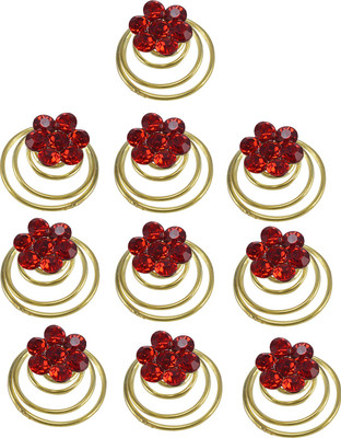 Silvesto India hair accessory Hair Clip(Red)