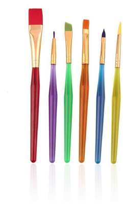 Imported Set of 6 Different Sizes Synthetic Flat Paint Brush for Oil, Nail Brush Art, Artist Acrylic Painting(Set of 6, Multicolor)
Imported Set of 6 Different Sizes Synthetic Flat Paint Brush for Oil, Nail Brush Art, Artist Acrylic Painting(Set of 6, Multicolor)