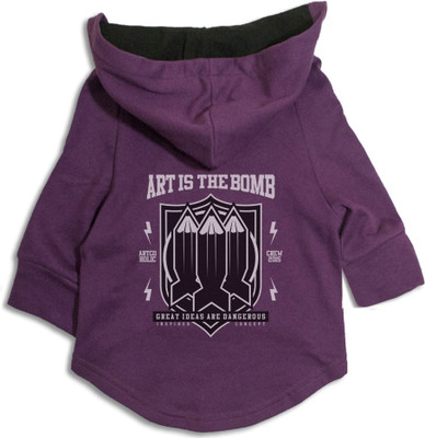 Ruse Hoodie for Dog(Purple/Black