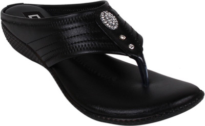 DICY Women Black Flats