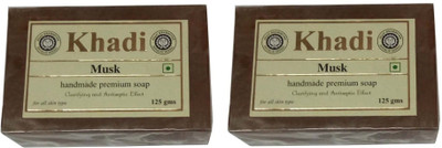 Khadi Musk Soap ( Pack of 2 )(250 g, Pack of 2)