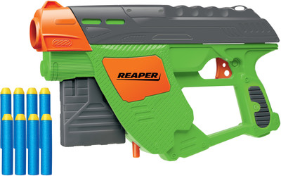 Buzz Bee Air Warrior Reaper With Dart-Clip & 8 Long Distance Darts Blaster Toy Gun(Green)
Buzz Bee Air Warrior Reaper With Dart-Clip & 8 Long Distance Darts Blaster Toy Gun(Green)